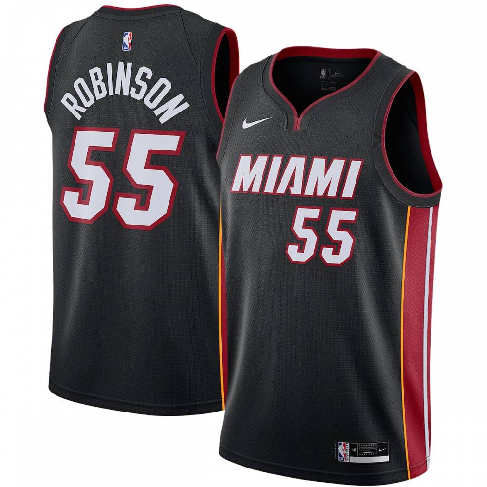 Duncan Robinson Miami Heat 2020/21 Swingman Jersey Black - Icon Edition-Pro Kit Vault | Brand New 26/27 Sports Jerseys